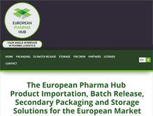 Tablet Screenshot of eupharmahub.com